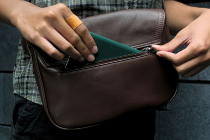 Satchel messenger V3 genuine cowhide leather sling bag