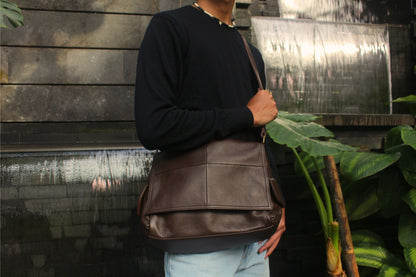 Satchel messenger V2 genuine cowhide leather sling bag