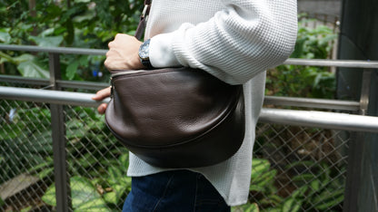 Tilo V3 design genuine cowhide leather sling bag
