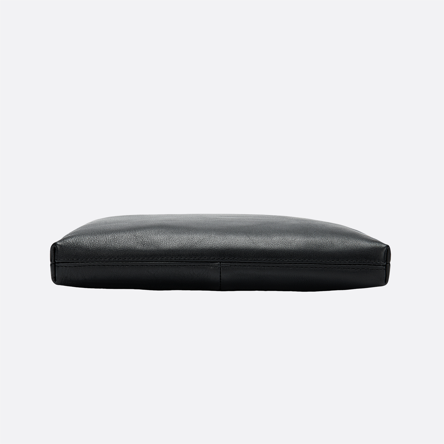 Genuine cowhide leather hand clutch with wrist strap