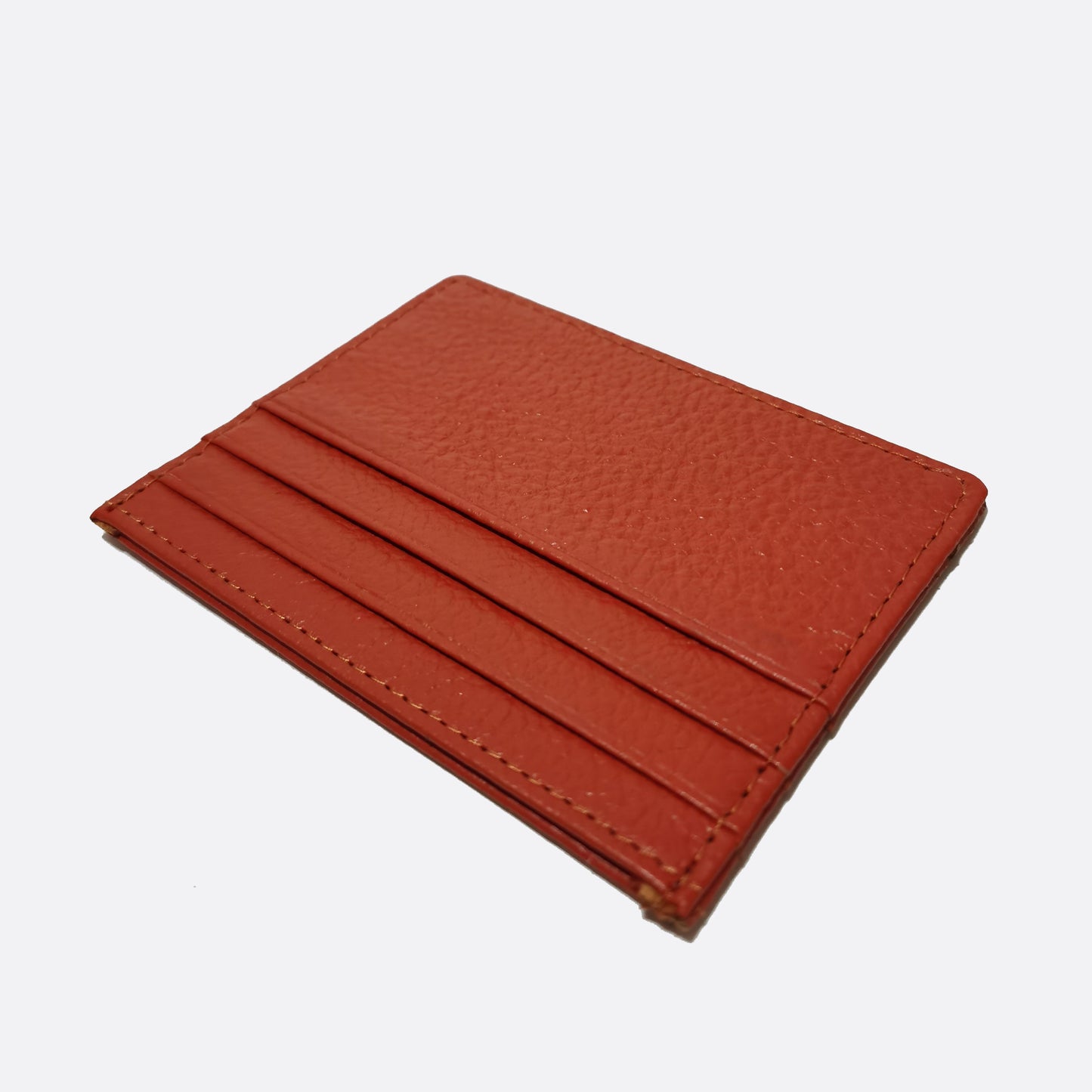 Genuine cowhide leather card holder