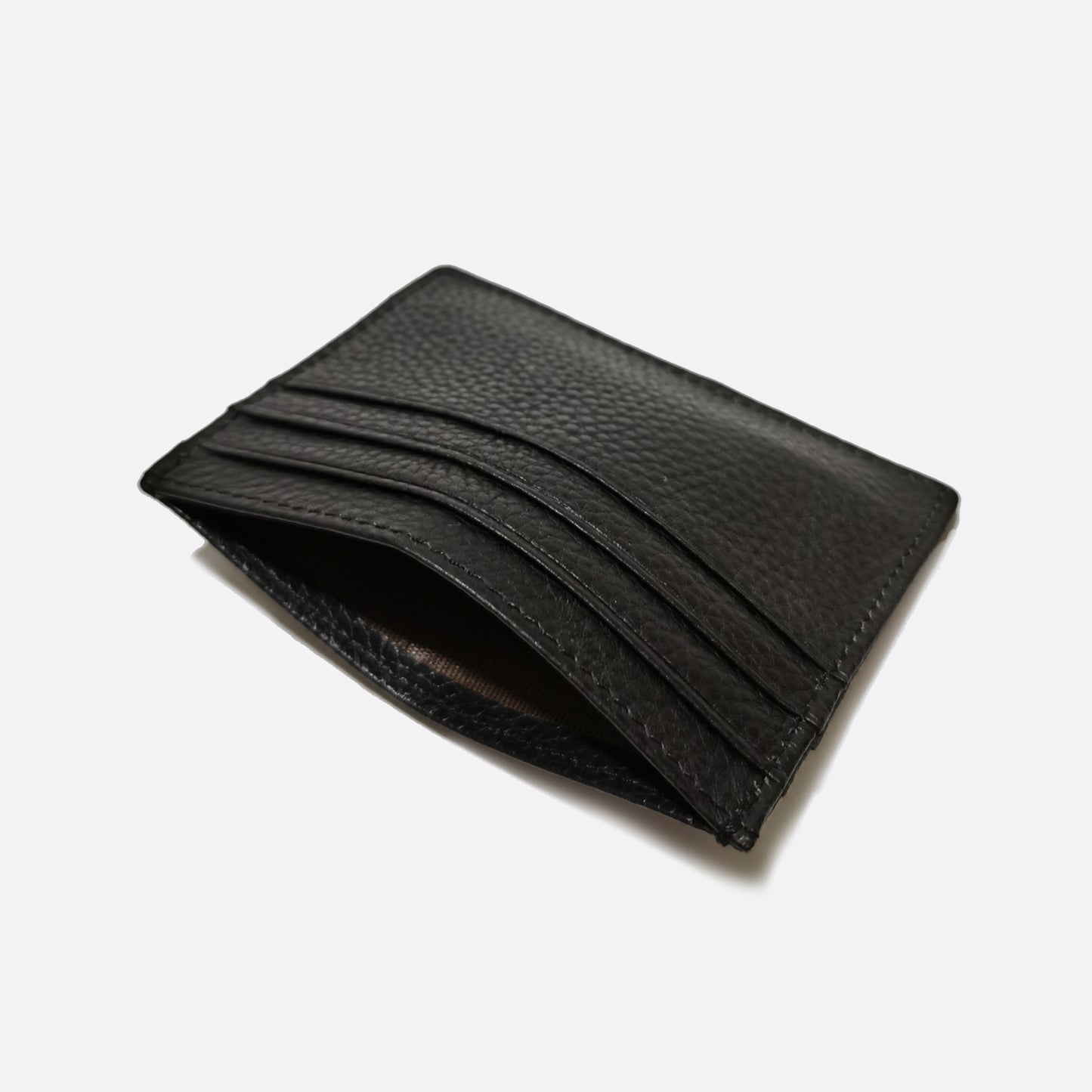 Genuine cowhide leather card holder
