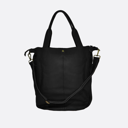 Cara V2 design genuine cowhide leather bag with strap