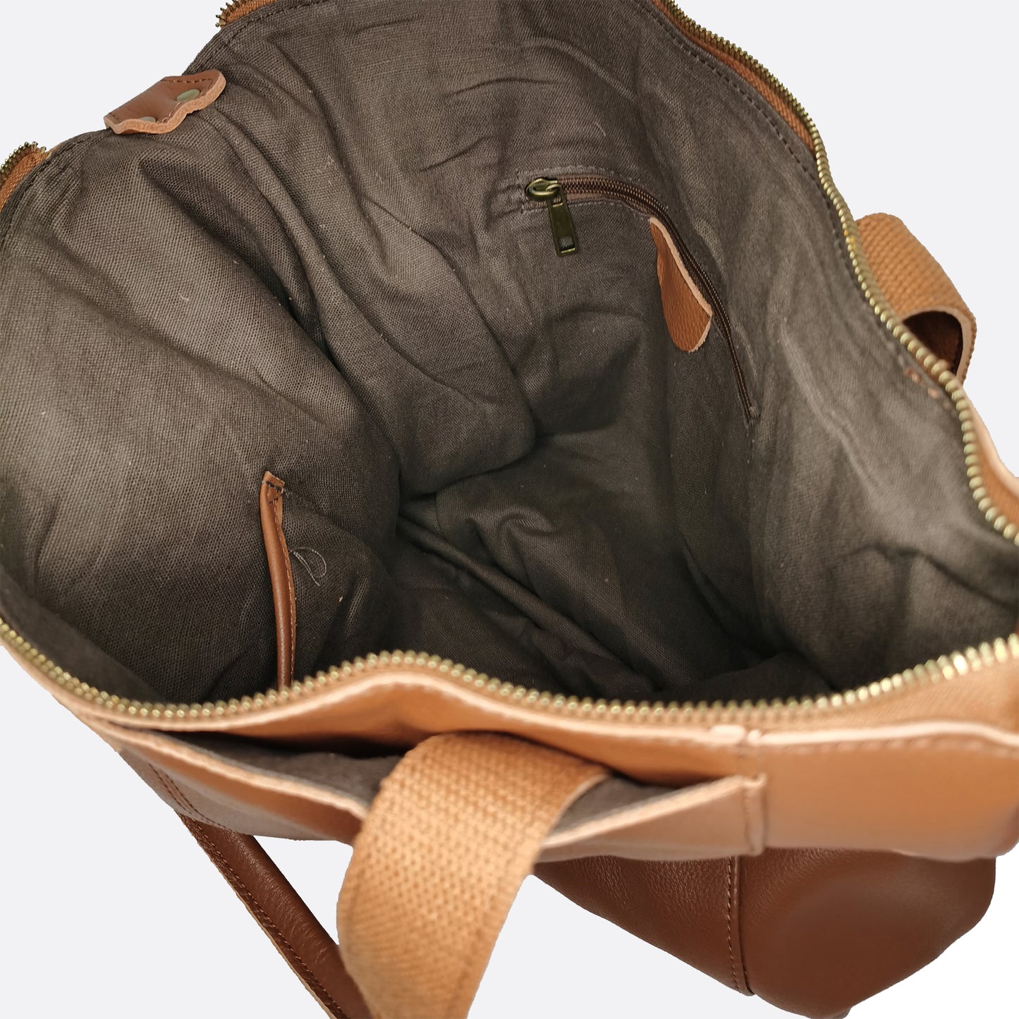Cara V2 design genuine cowhide leather bag with strap