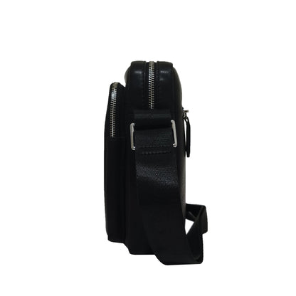 Pouch design genuine cowhide leather sling bag