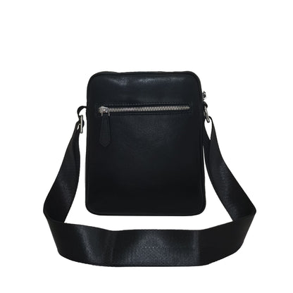 Pouch design genuine cowhide leather sling bag
