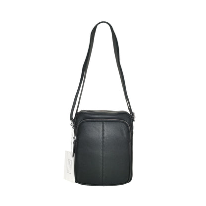 Pouch design genuine cowhide leather sling bag