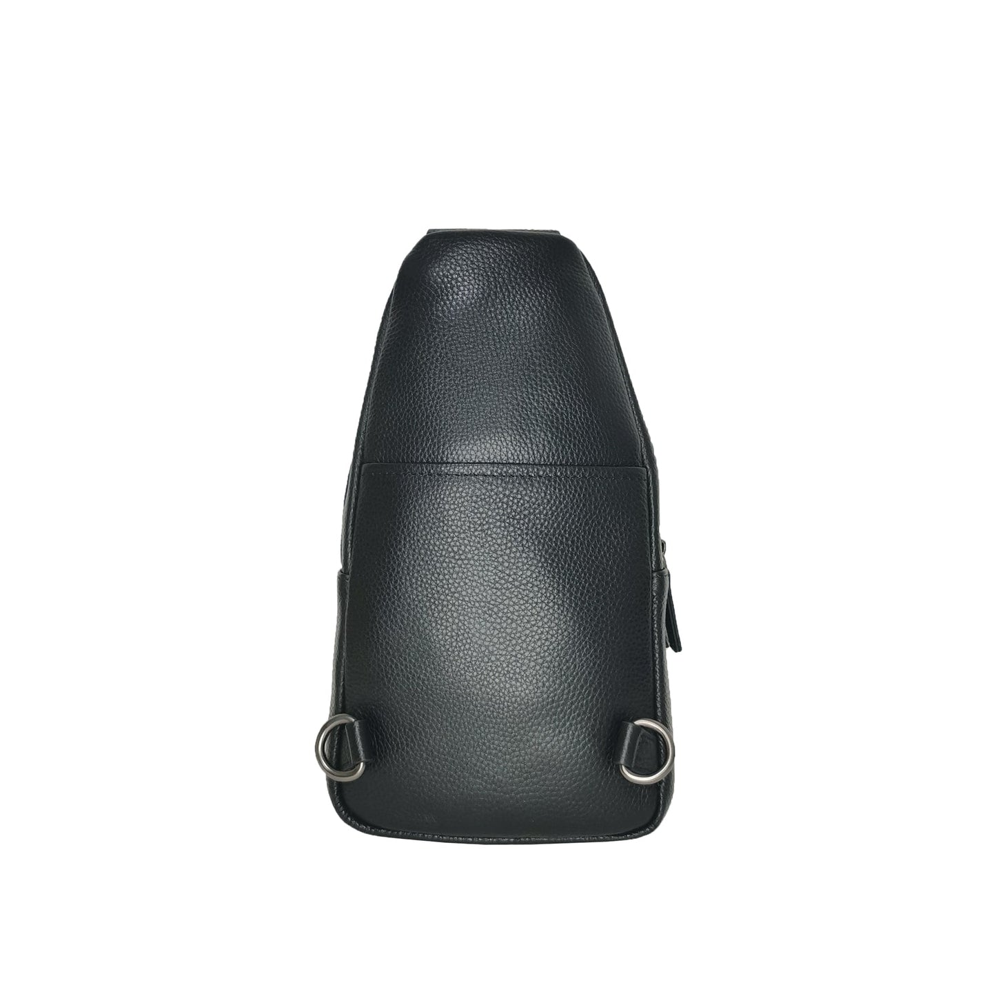 Snap design genuine cowhide leather fanny pack bag