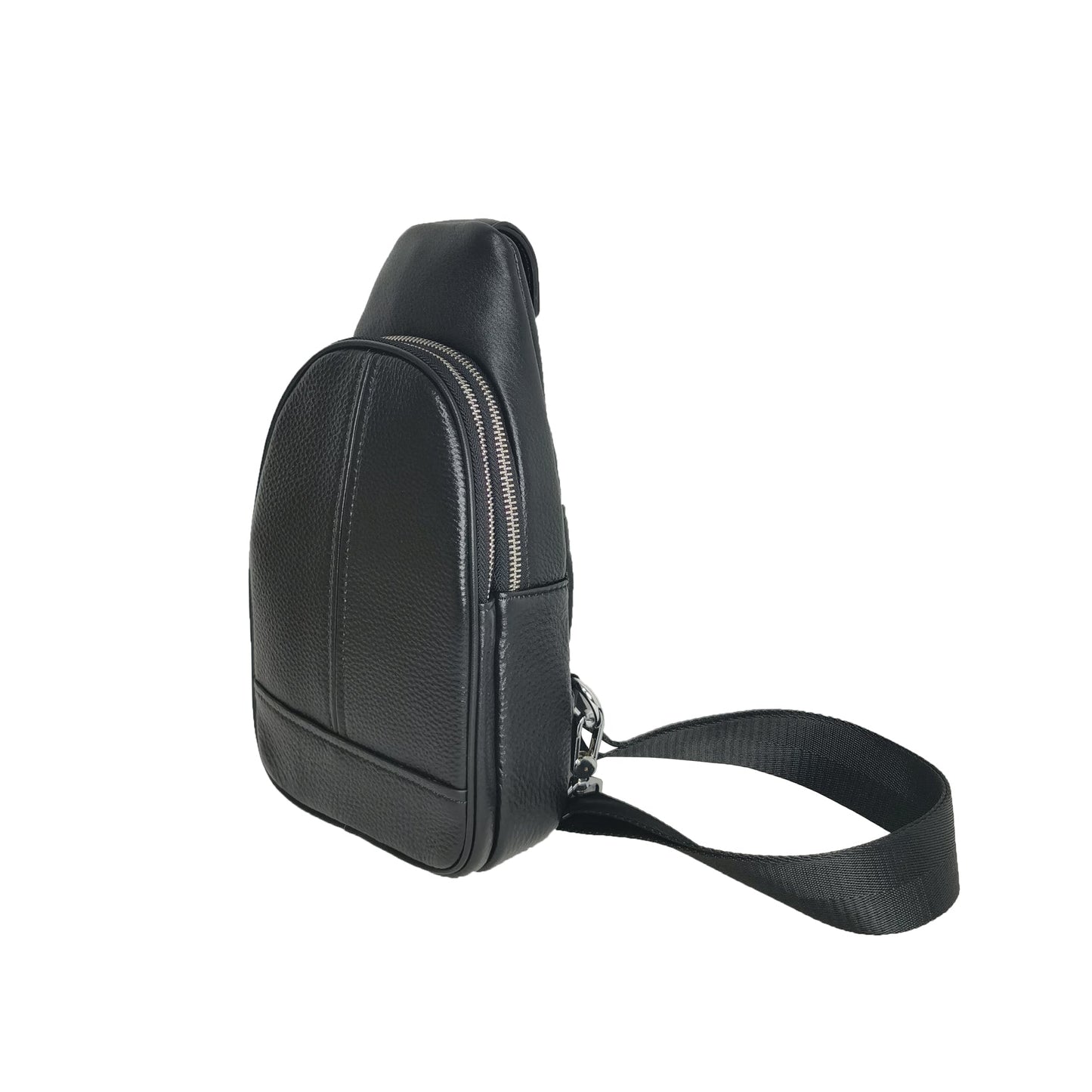 Unisex genuine cowhide leather Seam design fanny pack waist bag by Tomorrow Closet