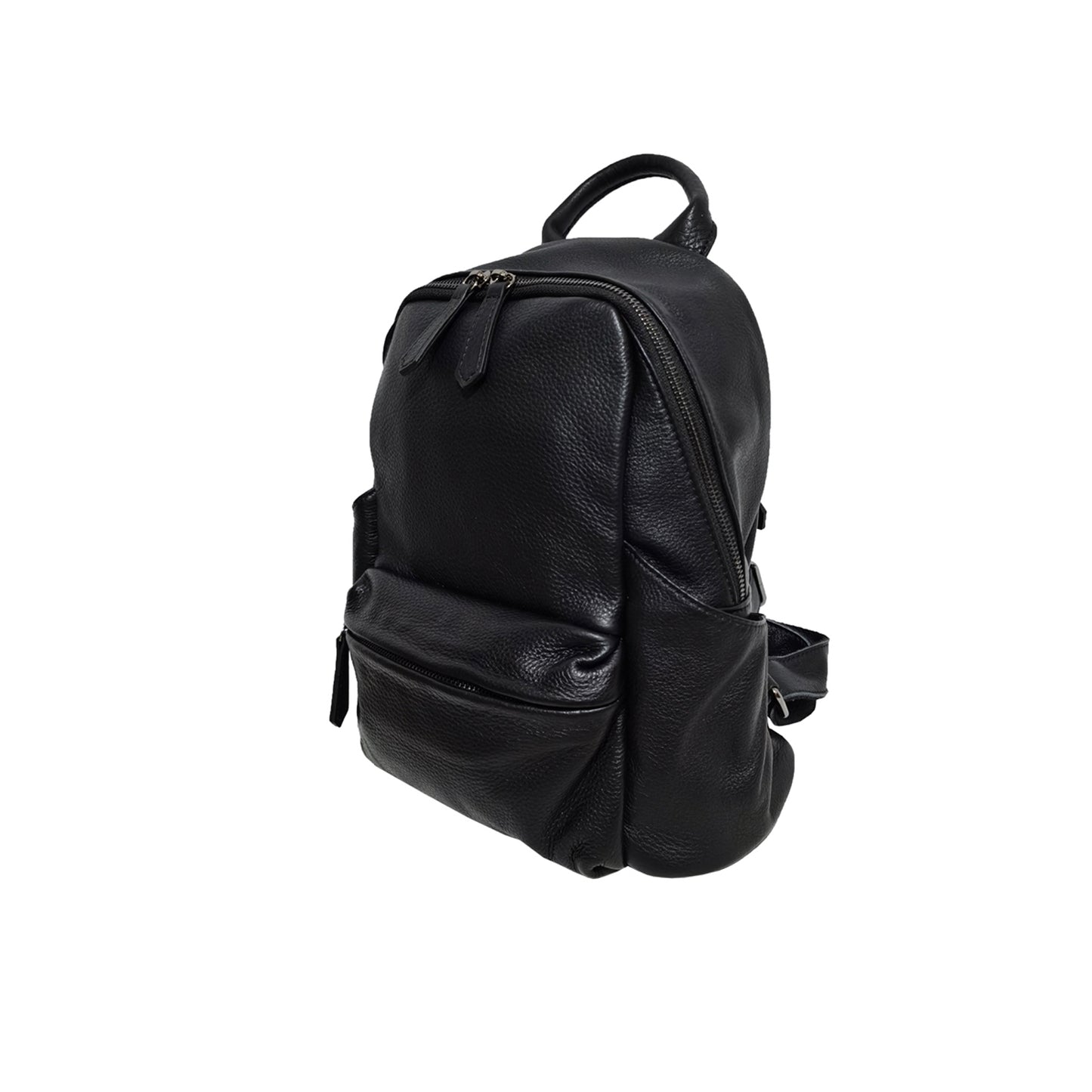 Pouch design genuine cowhide leather backpack