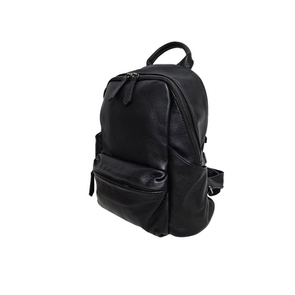 Pouch design genuine cowhide leather backpack
