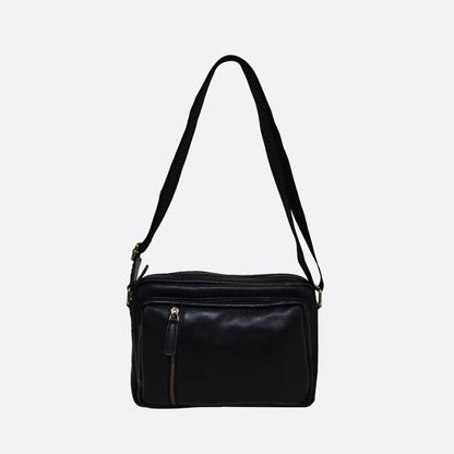 Davel V4 design genuine cowhide leather sling bag