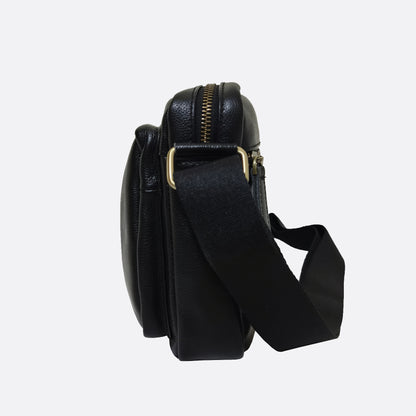 Davel V4 design genuine cowhide leather sling bag