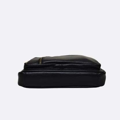 Davel V4 design genuine cowhide leather sling bag