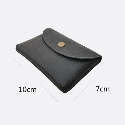 Envelope design genuine cowhide leather pouch