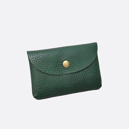 Envelope design genuine cowhide leather pouch