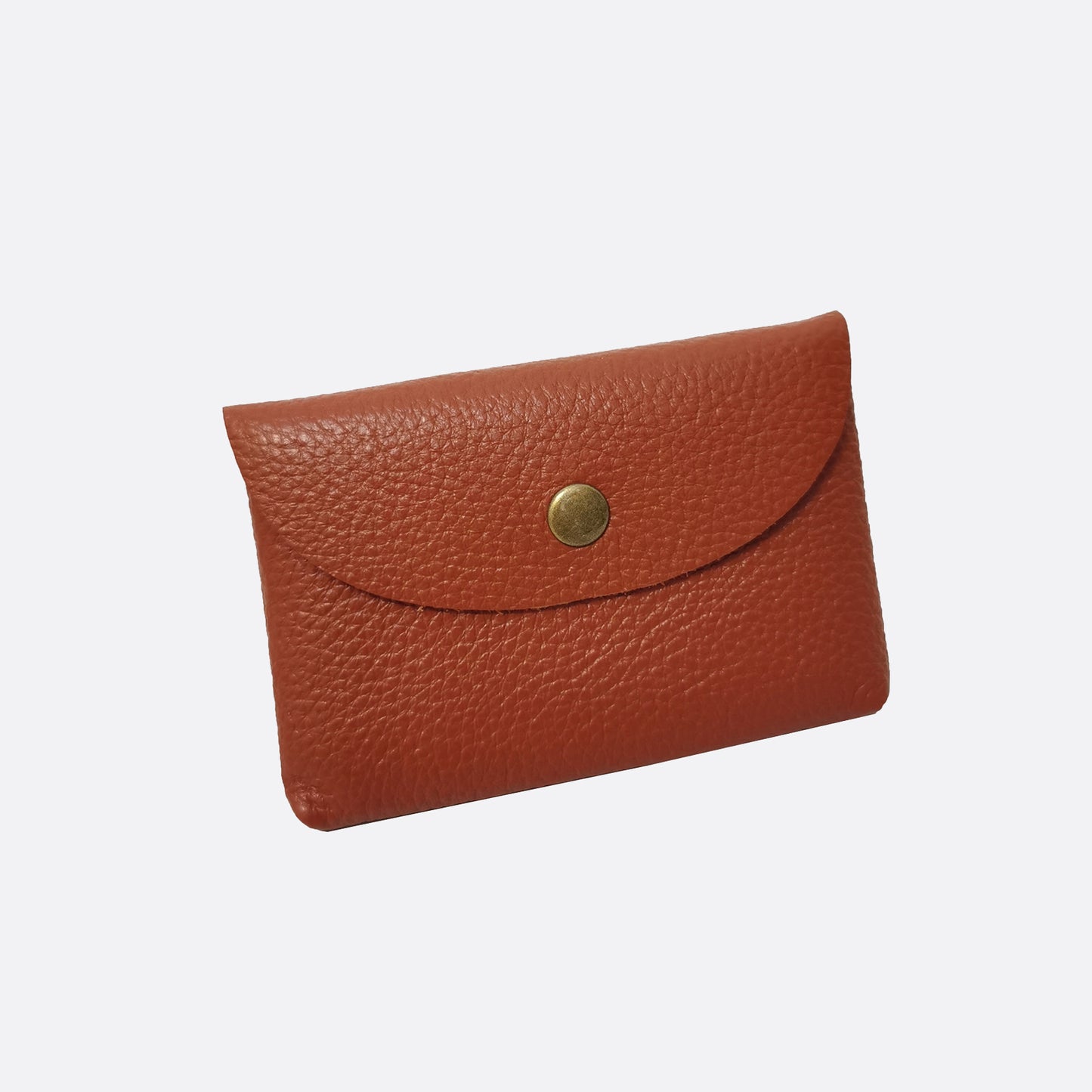Envelope design genuine cowhide leather pouch