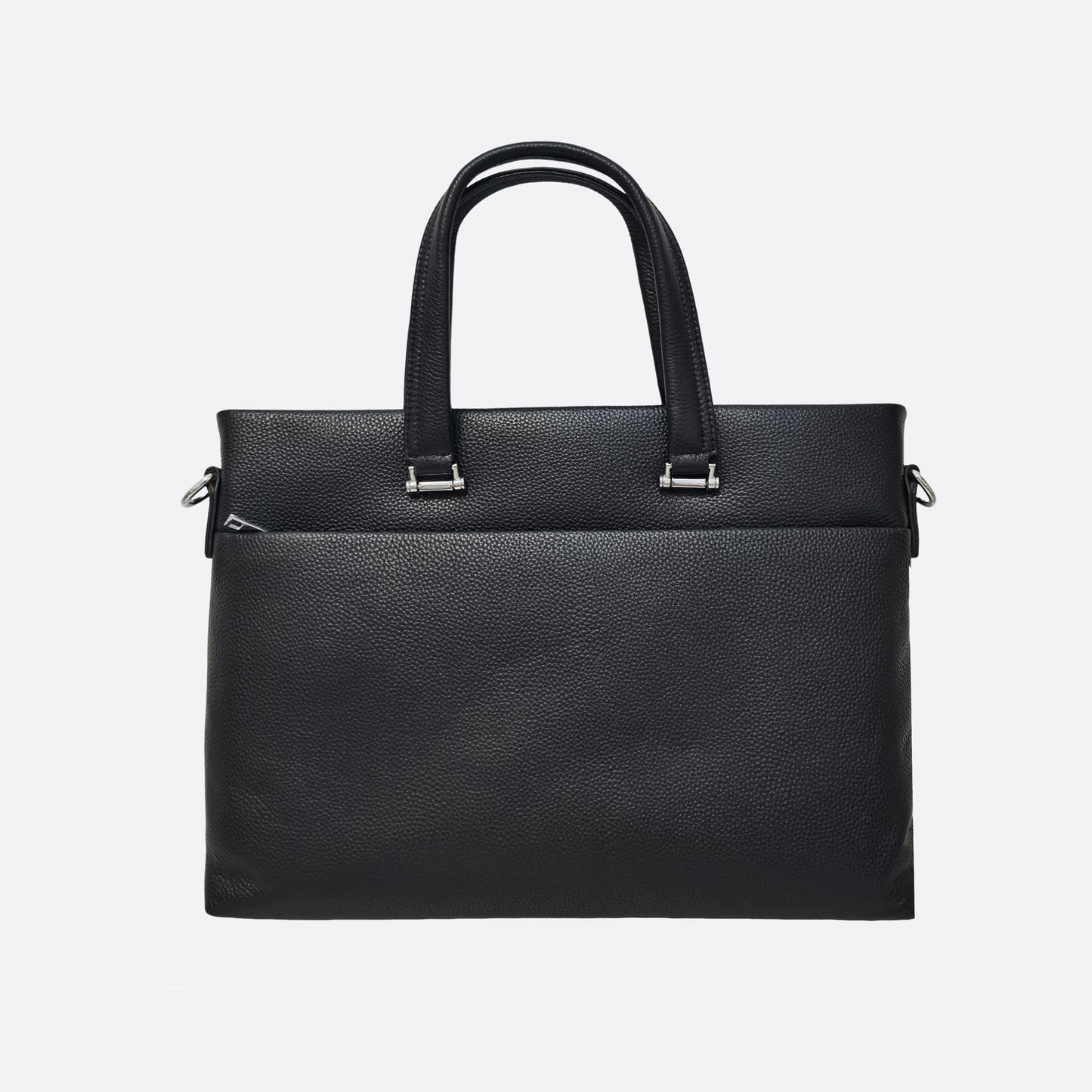 Marcel V2 design genuine cowhide leather slim briefcase with sling