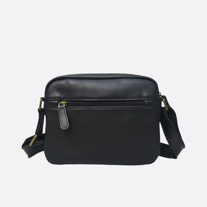 Poches messenger design genuine cowhide leather sling bag