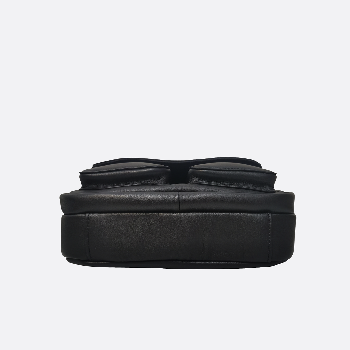 Poches messenger design genuine cowhide leather sling bag