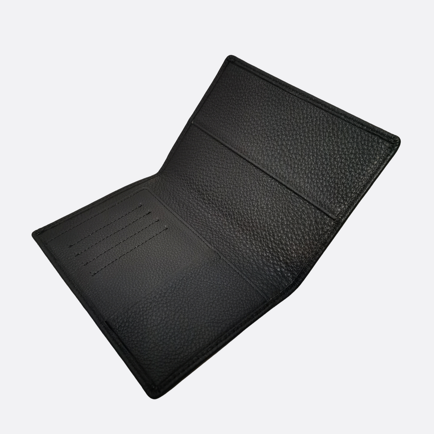 Genuine cowhide leather passport holder travel pouch