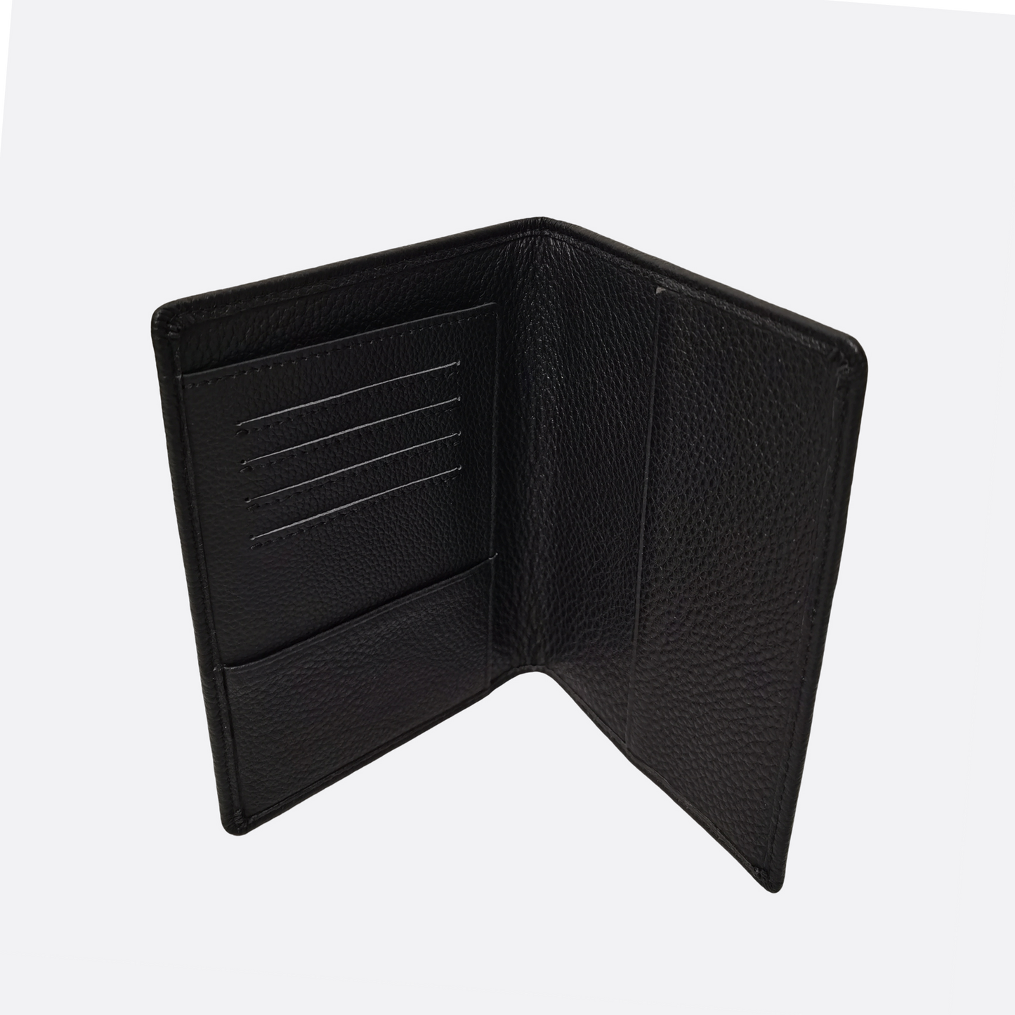 Genuine cowhide leather passport holder travel pouch
