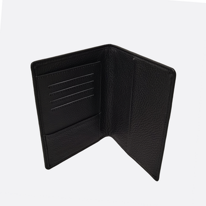 Genuine cowhide leather passport holder travel pouch