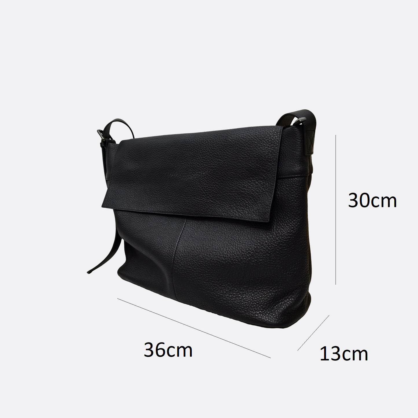 Messenger V4 design genuine cowhide leather sling bag