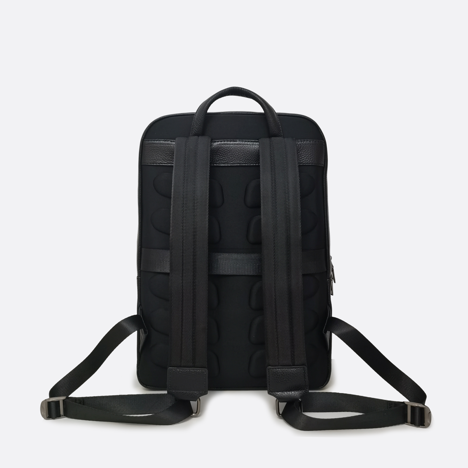 custom leather backpack singapore Men's genuine cowhide leather backpack-Rectangular design by (Singapore) Nameless leather goods