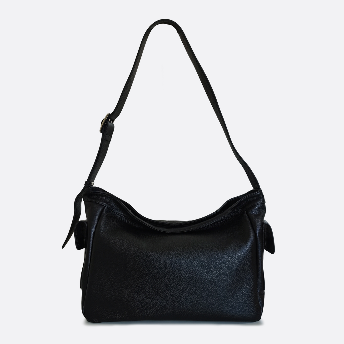 Carly messenger design genuine cowhide leather sling bag