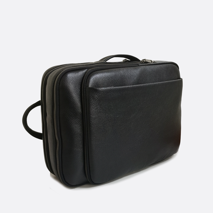 2 in 1 genuine cowhide leather backpack