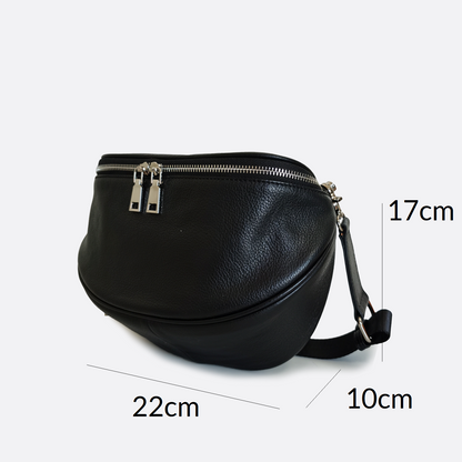 Tilo V3 design genuine cowhide leather sling bag