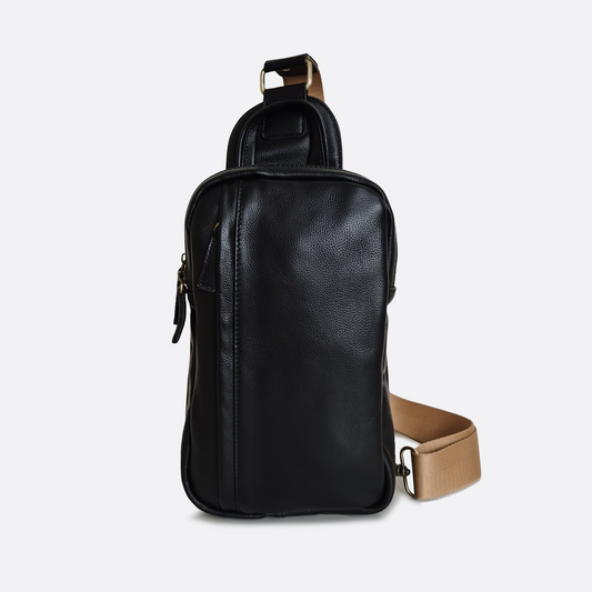 Davel V2 design genuine cowhide leather fanny pack bag