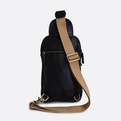 Davel V2 design genuine cowhide leather fanny pack bag