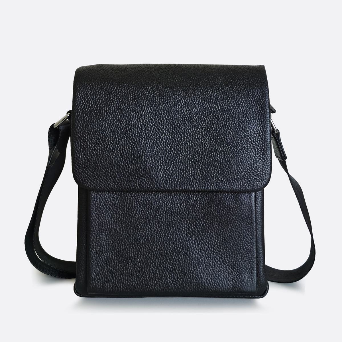 Flap V2 design genuine cowhide leather sling bag