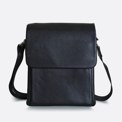 Flap V2 design genuine cowhide leather sling bag