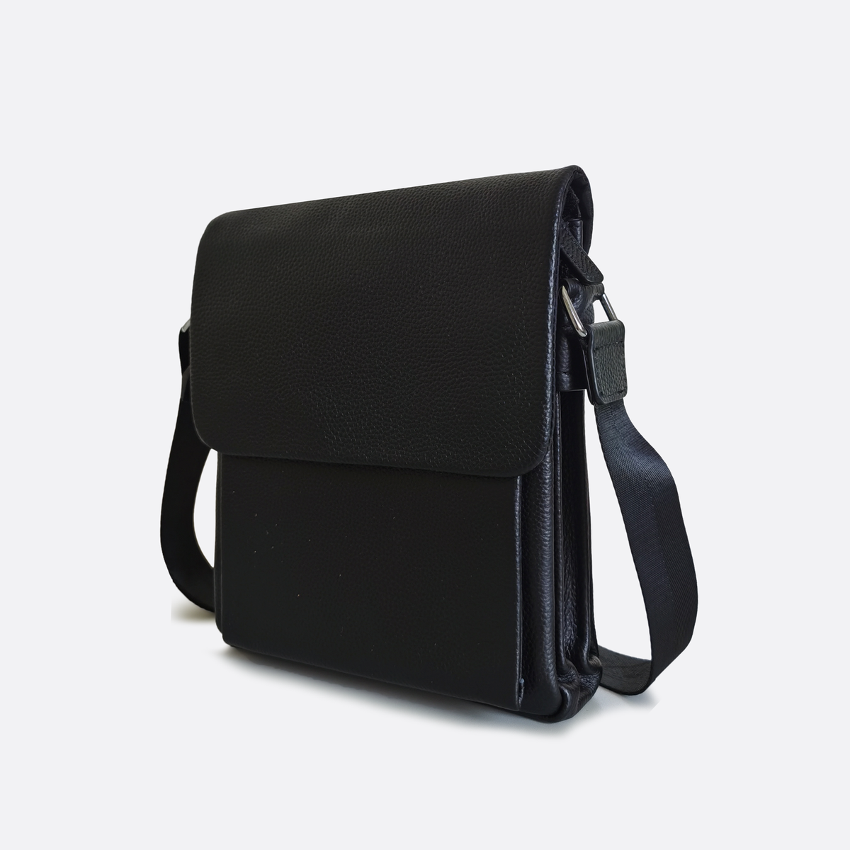 Flap V2 design genuine cowhide leather sling bag