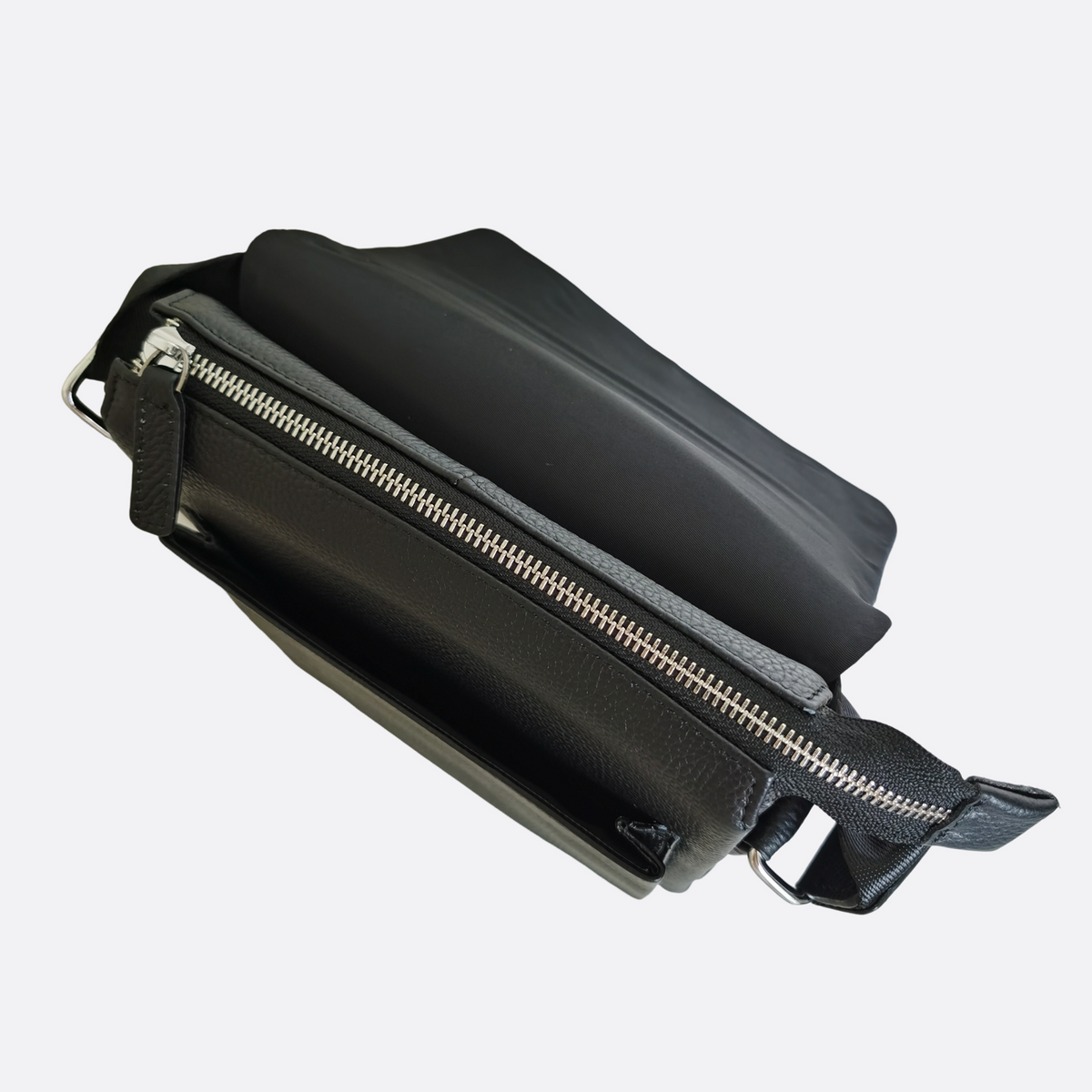 Flap V2 design genuine cowhide leather sling bag