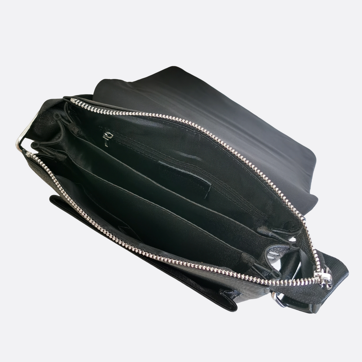 Flap V2 design genuine cowhide leather sling bag