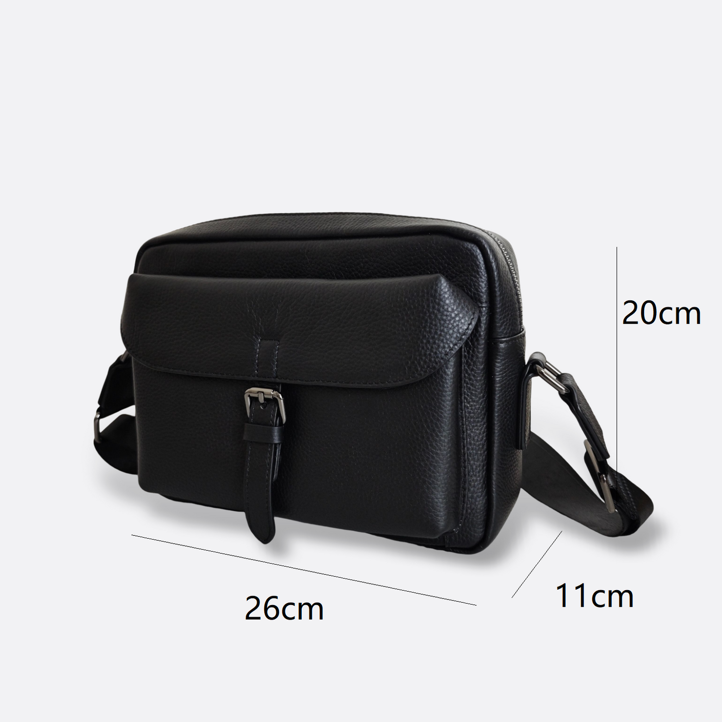 Murca design genuine cowhide leather sling bag
