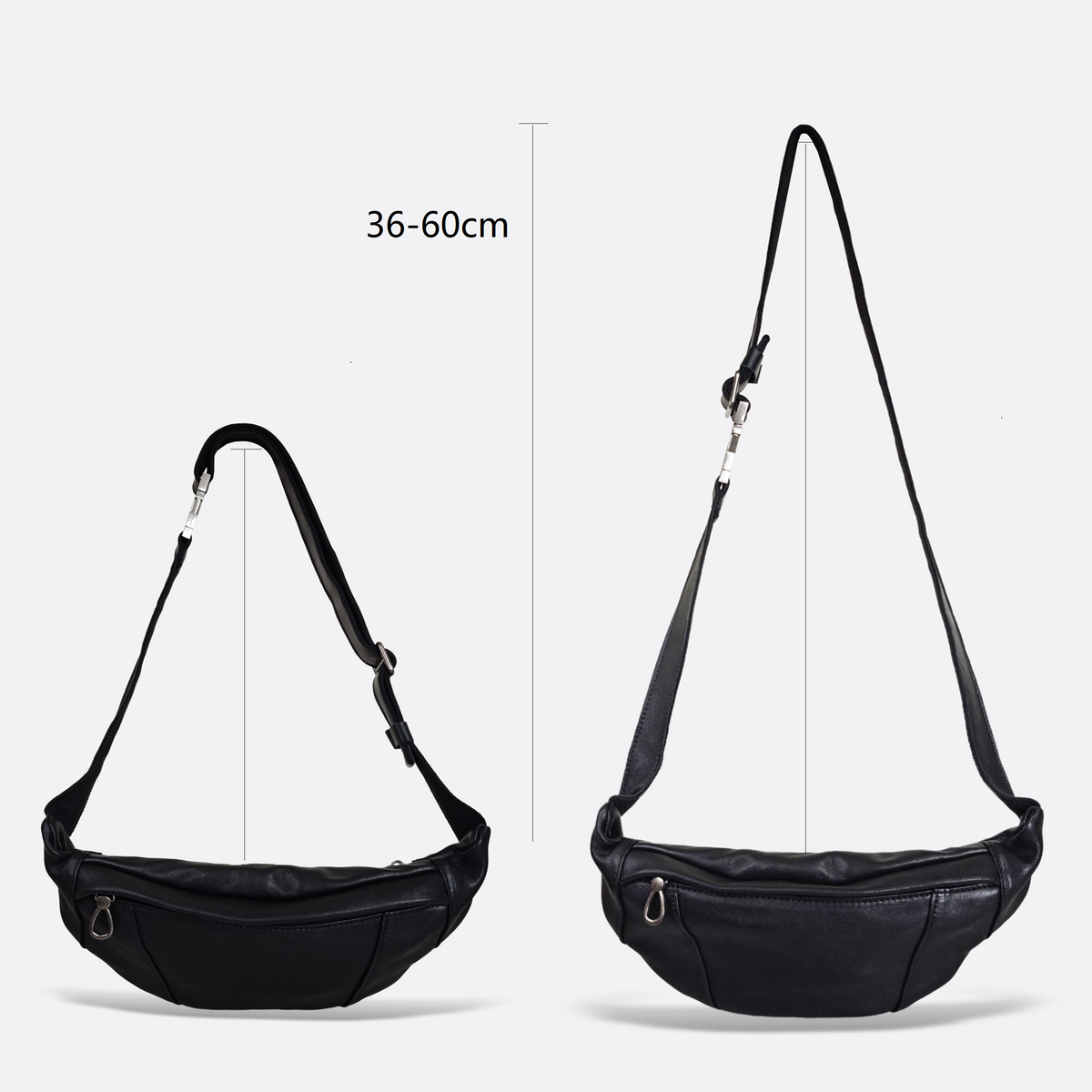 Vesny pouch V3 design genuine lambskin leather waist/sling bag