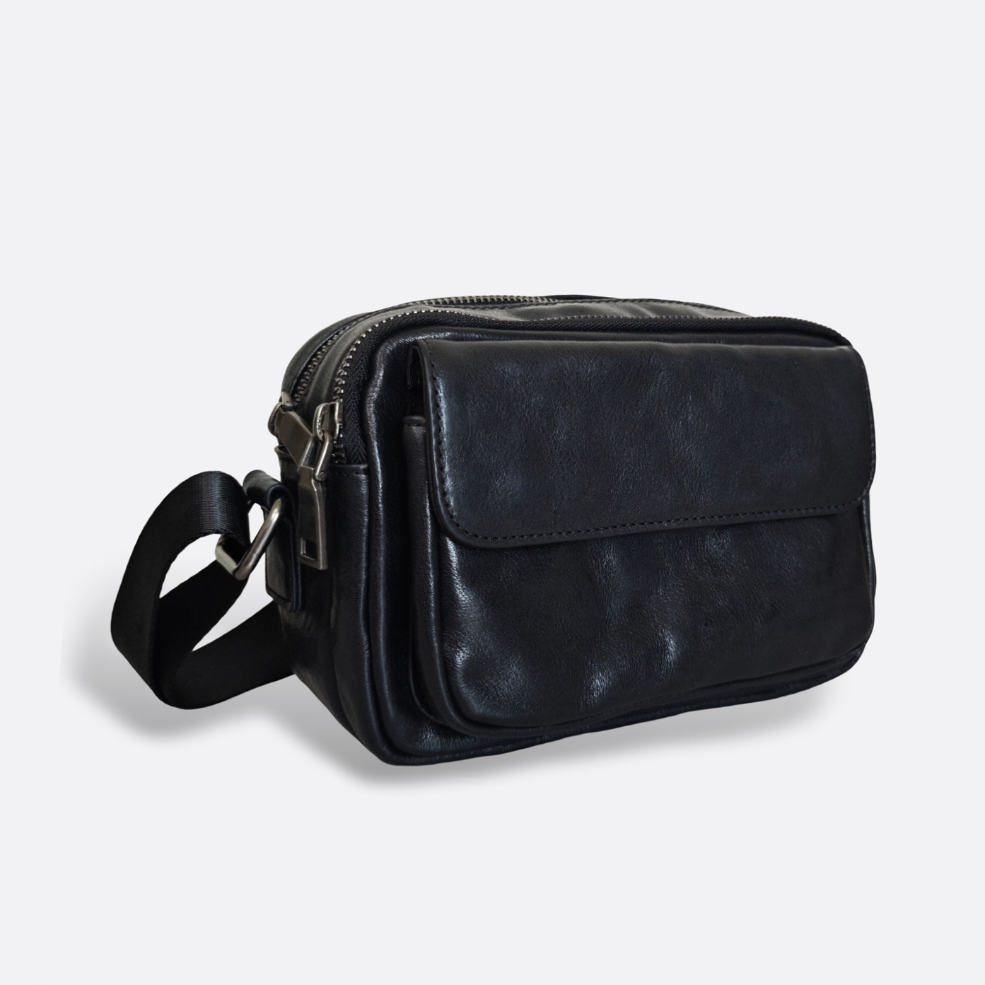 Poches messenger V2 design genuine cowhide leather sling bag