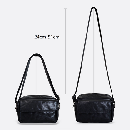 Poches messenger V2 design genuine cowhide leather sling bag