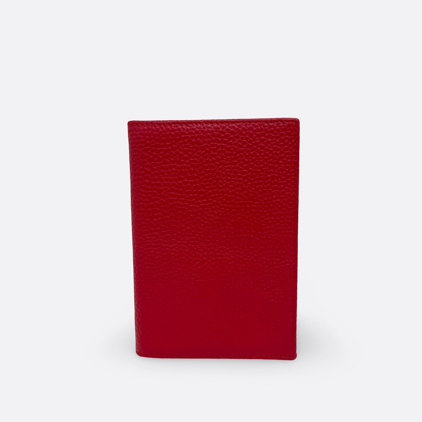 Genuine cowhide leather passport holder travel pouch