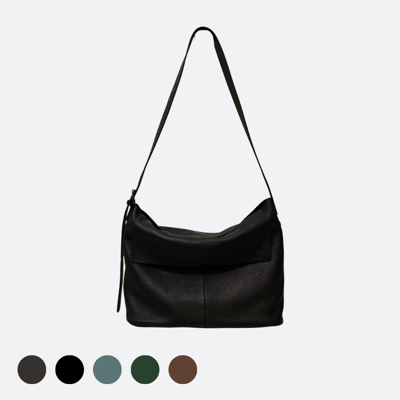 Messenger V4 design genuine cowhide leather sling bag