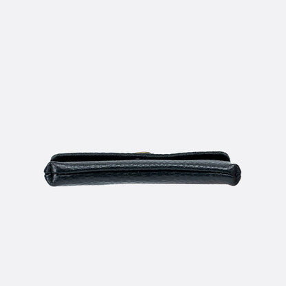 Envelope design genuine cowhide leather pouch