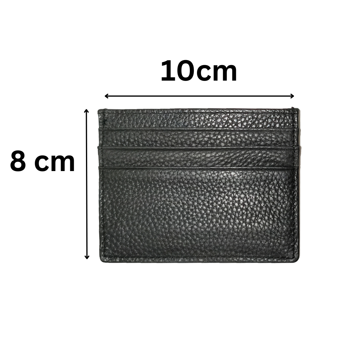 Genuine cowhide leather card holder