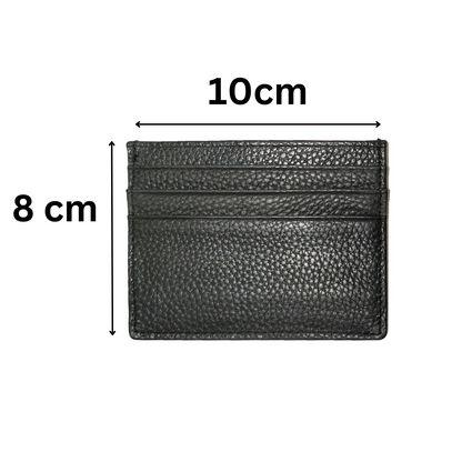 Genuine cowhide leather card holder