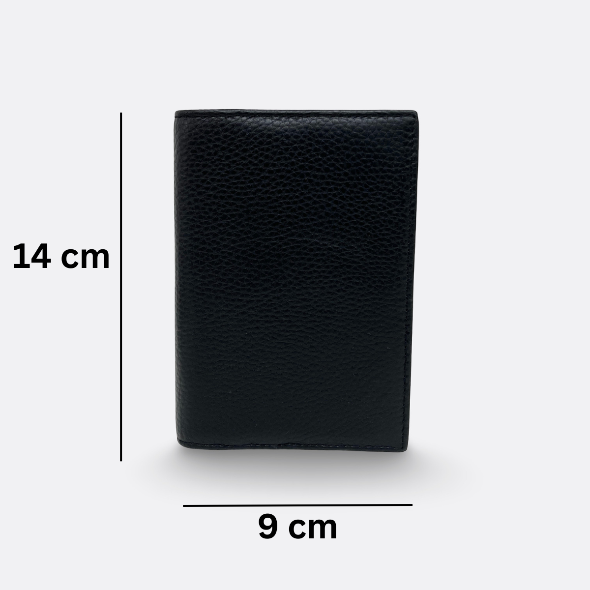 Genuine cowhide leather passport holder travel pouch