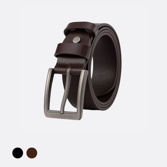 Genuine cowhide leather belt